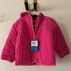 Columbia Reversible Fleece Puffer Toddler 4T